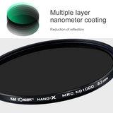 K&F Concept Nano-X ND1000 Neutral Density Lens Filter - 77mm