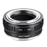 K&F Concept M42 -> Sony E-mount Lens Adapter - Copper Edition