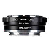 K&F Concept Canon FD -> Sony E-mount Lens Adapter - Copper Edition