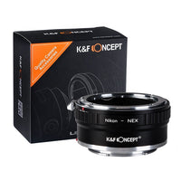 K&F Concept Nikon F -> Sony E-mount Lens Adapter - Copper Edition