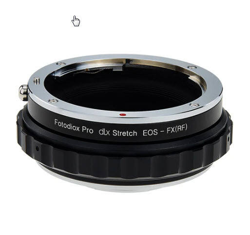 Fotodiox DLX Stretch - Canon EOS (EF / EF-S) Lens to FujiFilm X-Mount Lens Adapter w/Macro Focusing Helicoid and Magnetic Drop-In Filters