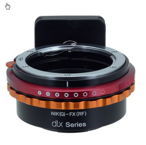Fotodiox DLX Nikon Nikkor F G-Type Lens to Fujifilm X-mount w/Long-Throw Declicked Aperture Control